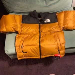 996 Retro Nuptse Jacket Timber Tan 